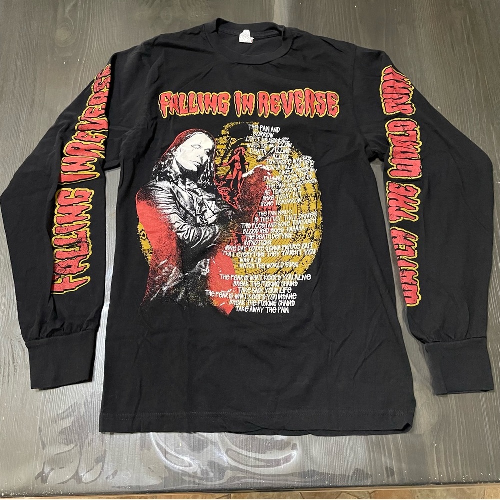 Falling in reverse long sleeve band Merch from 2023 tour